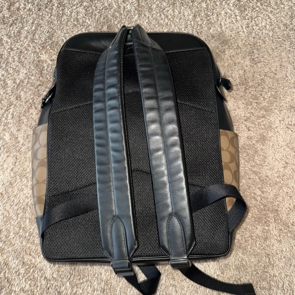 Coach Black and Tan Sleek Backpack - Picture 2 of 2